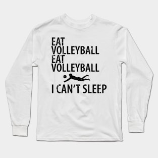 Volleyball Sport Team Play Gift Long Sleeve T-Shirt